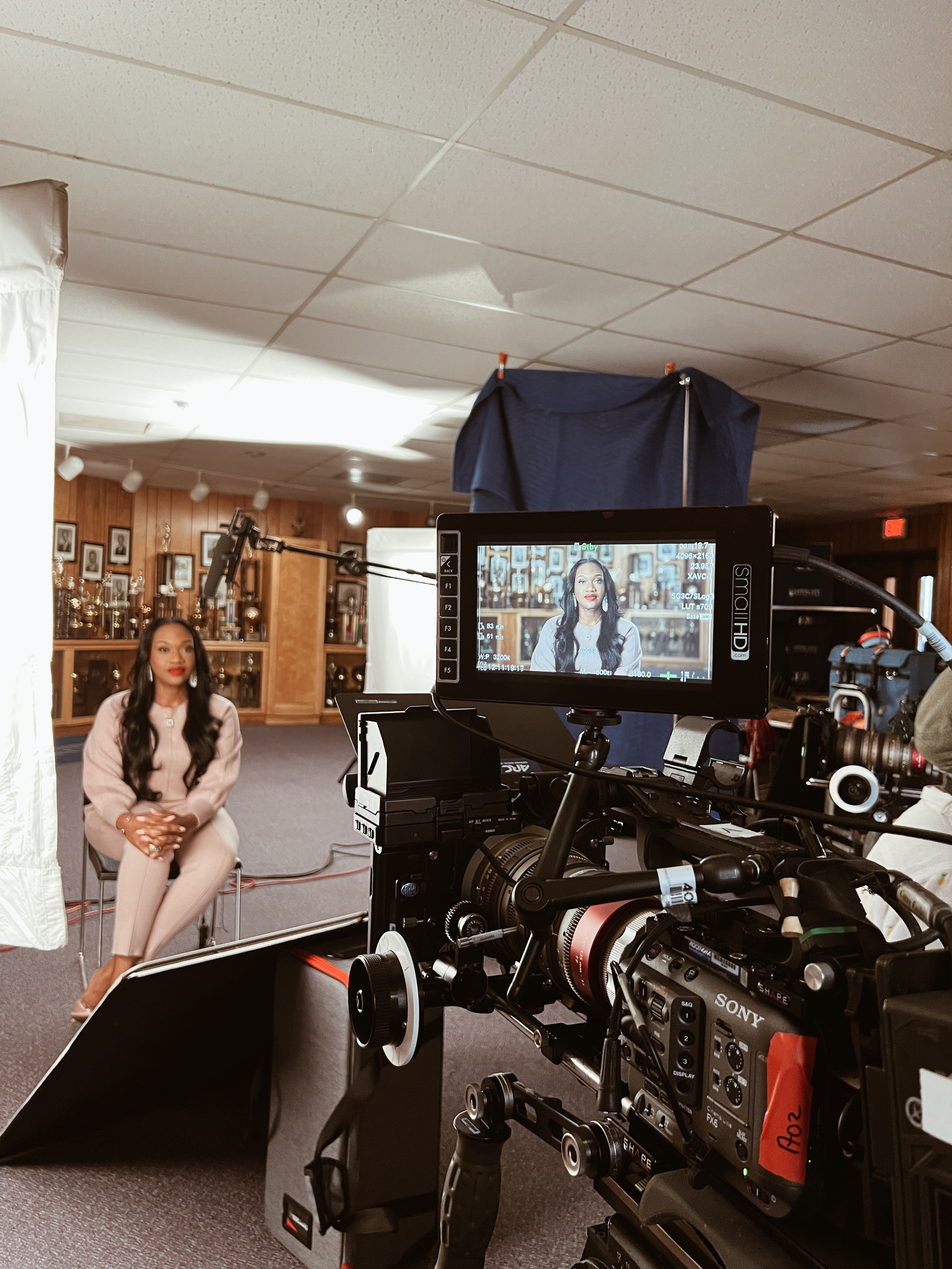 Corporate video production behind the scenes