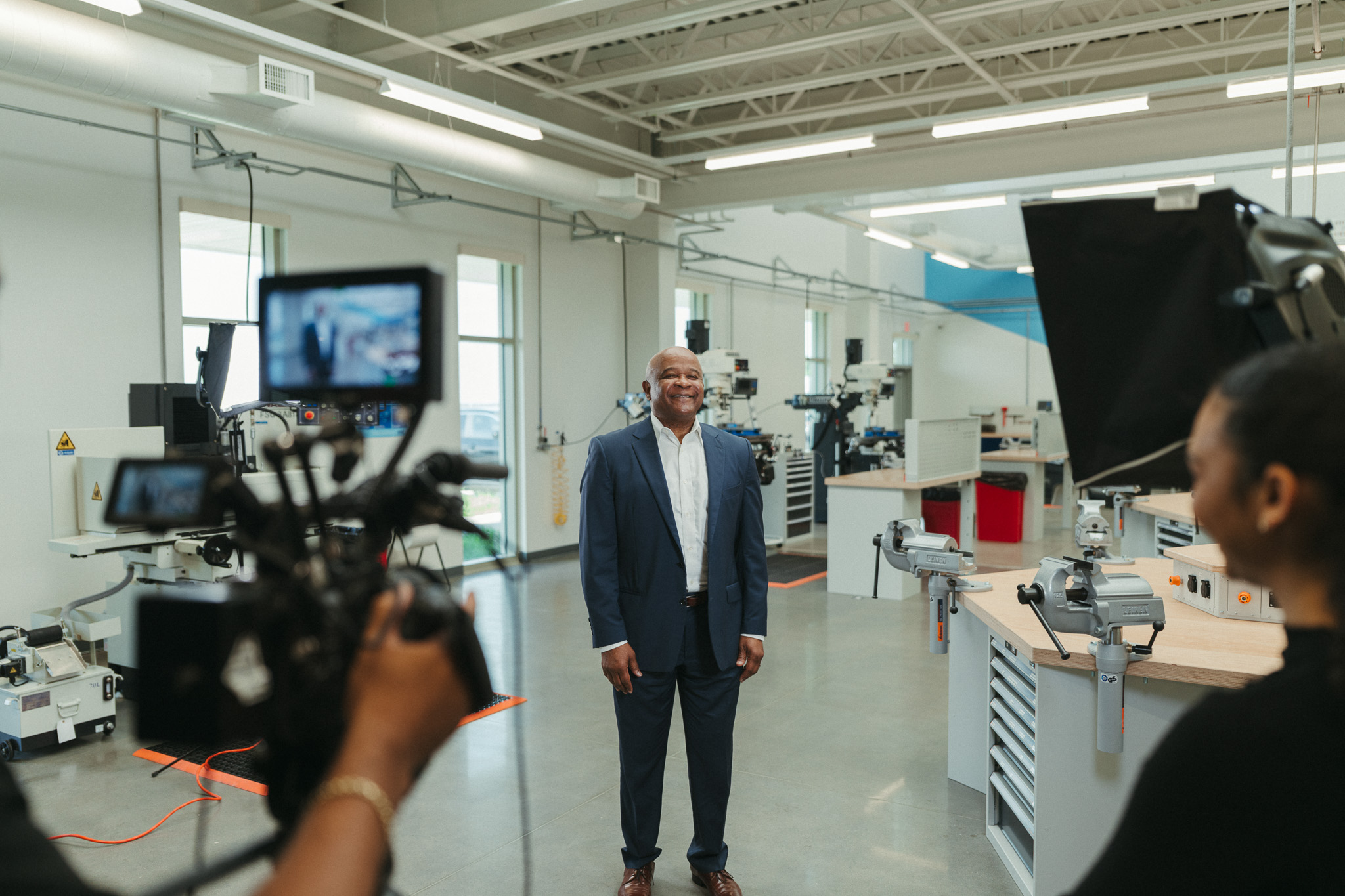 ALPLA apprenticeship interview and hands-on manufacturing training footage