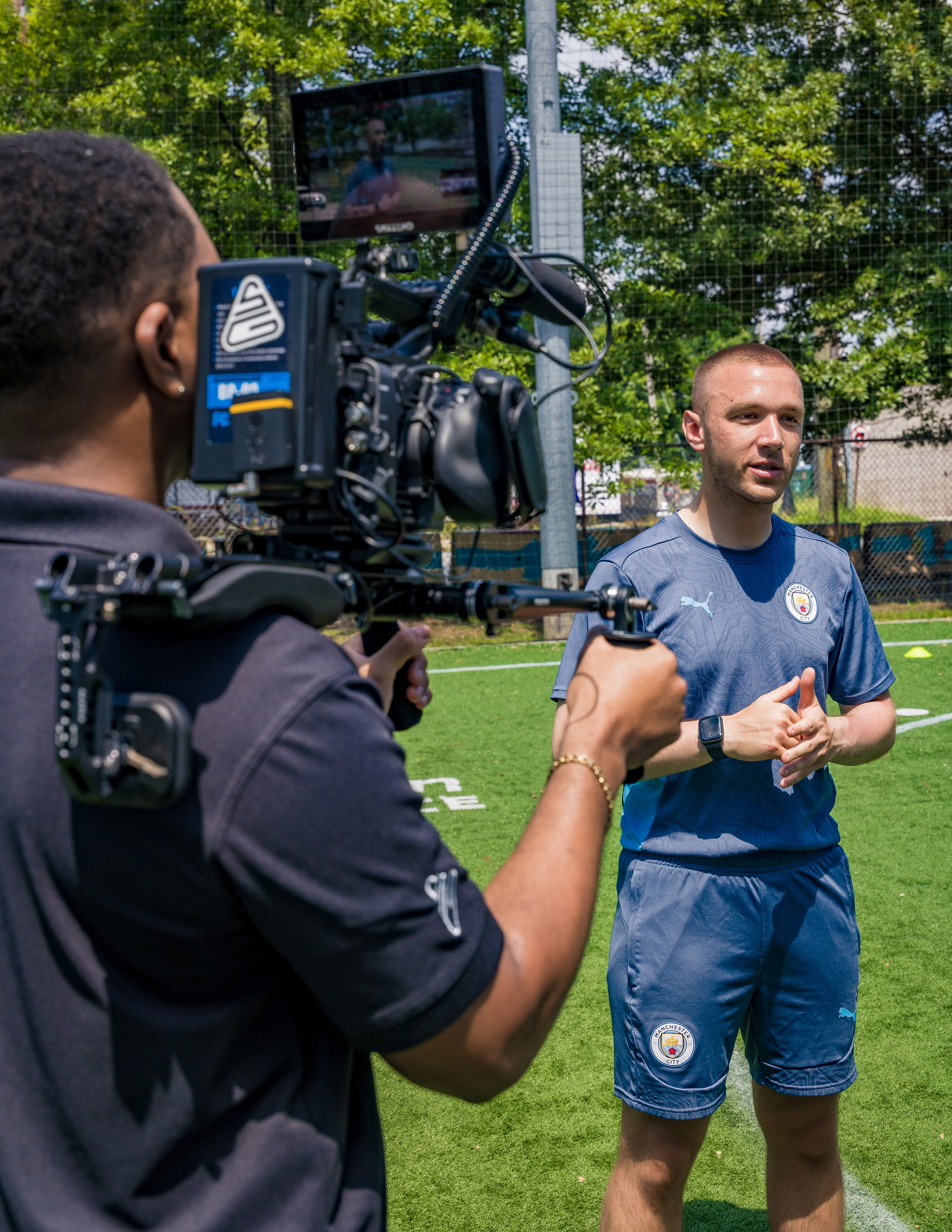 Hylton Media Group cinematographer on set, creative production partner in Atlanta