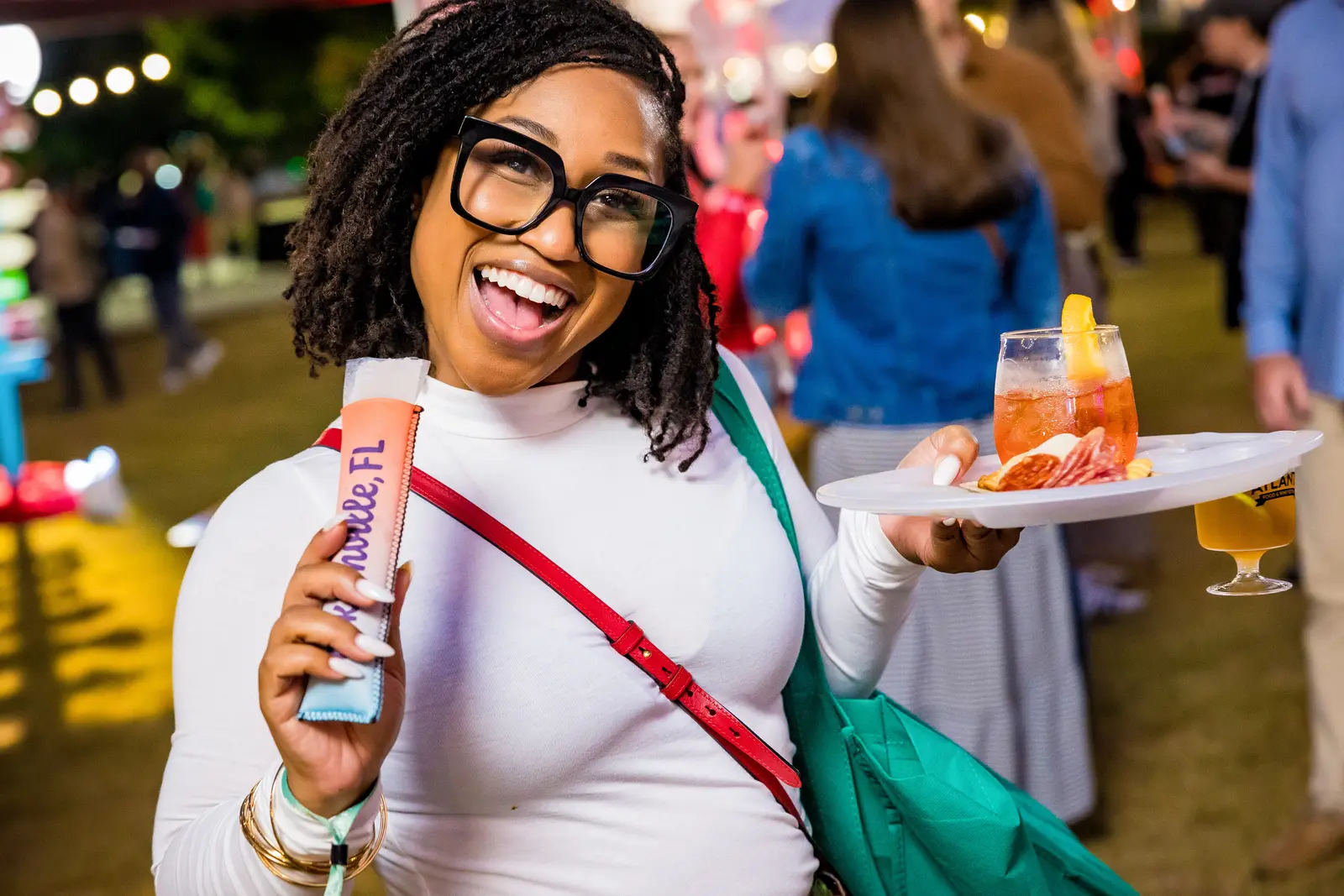 Event photography in Atlanta by Hylton Media Group: festival guest at Atlanta Food & Wine Festival